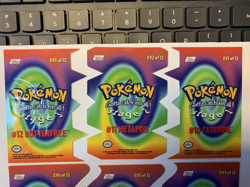 2000 Topps Pokemon TV Animation Series 2 Die Cut Complete Set 12 of 12 EX - Image 4