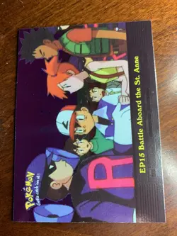 2000 Topps Pokemon TV #EP15 Battle Aboard the St. Anne B Silver Foil - Image 1