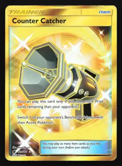 Pokemon Counter Catcher 120/111 Crimson Invasion Gold Secret Rare Holo HP - Image 1