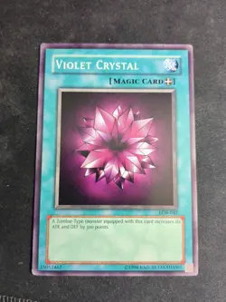 Yu-Gi-Oh! TCG Violet Crystal Legend of Blue Eyes White Dragon LOB-042 Unlimited - Image 1