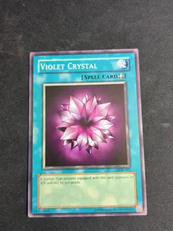 Yu-Gi-Oh! TCG Violet Crystal Legend of Blue Eyes White Dragon LOB-042 Unlimited - Image 3