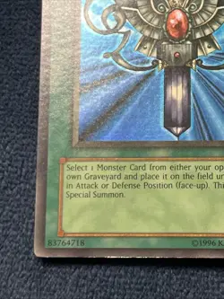 Yugioh Monster Reborn LOB-118 Vintage Yugioh Ultra Rare - Image 5