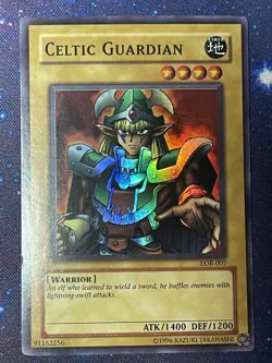 Yu-Gi-Oh! TCG Celtic Guardian Legend of Blue Eyes White Dragon LOB-007 Unlim LP - Image 1