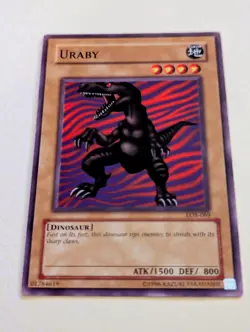 YU-GI-OH! 1996 Uraby 1st Edition LOB-069 - Image 1
