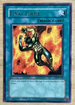 Yu-Gi-Oh! TCG Final Flame Legend of Blue Eyes White Dragon LOB-100 Unlimited - Image 1
