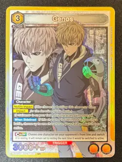 Genos SR Union Arena Card OPM-1-007 English One Punch Man LP - Image 1