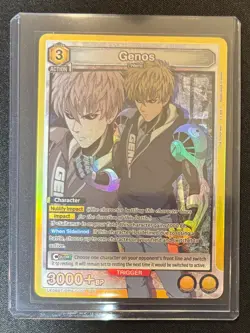 Genos SR Union Arena Card OPM-1-007 English One Punch Man LP - Image 3