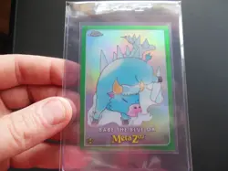 MetaZoo Topps Chrome Babe The Blue Ox 02/99 GREEN Refractor Card - Image 1