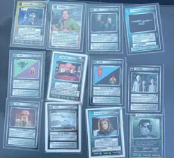 Large Lot Star Trek Black Border CCG 600+ Cards - Image 3