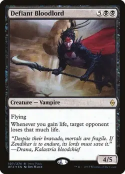 Defiant Bloodlord -Foil Light Play MTG Promos: Unique and Miscellaneous - Image 1