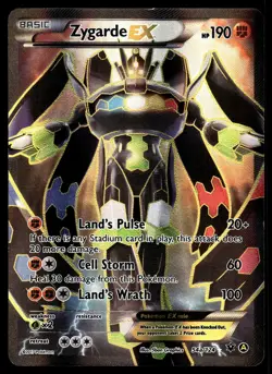 Zygarde EX 54a/124 NM Alternate Art Promo Pokemon Card LP - Image 1