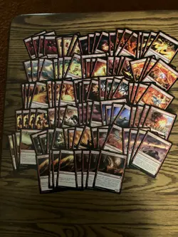 Mtg Burn Lot x100 - Magic the Gathering Burn Cards - Image 1