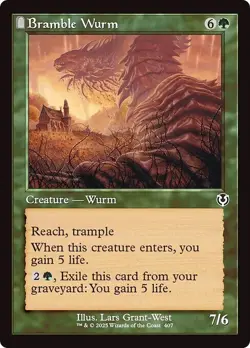 Retro BRAMBLE WURM x4 mtg NM-M Innistrad Remastered 4 Common - Image 1