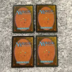 Fireball X4 MTG Revised Edition Magic The Gathering Playset Light Play LP - Image 3