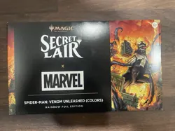 MTG Secret Lair X Marvel Spider-Man: Venom Unleashed (Colors) Rainbow Foil - Image 1