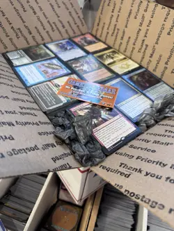 🧙17lbs+ 4200+ UNSEARCHED Magic The Gathering Bulk Lot LP/NM w/ Rares & Foils‼ - Image 1