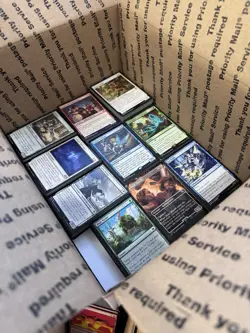🧙17lbs+ 4200+ UNSEARCHED Magic The Gathering Bulk Lot LP/NM w/ Rares & Foils‼ - Image 4