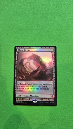 FOIL Blood Crypt - Zendikar Expeditions - Extremely Lightly Played LP - English - Image 1