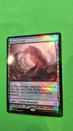 FOIL Blood Crypt - Zendikar Expeditions - Extremely Lightly Played LP - English - Image 3