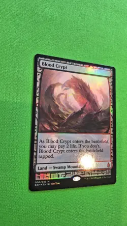 FOIL Blood Crypt - Zendikar Expeditions - Extremely Lightly Played LP - English - Image 4