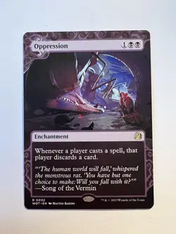 Oppression - SHOWCASE - MTG Wilds of Eldraine: Enchanting Tales - NM - Image 1