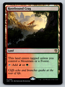 Rootbound Crag R 0168 Aetherdrift (DRC) Regular - Image 1