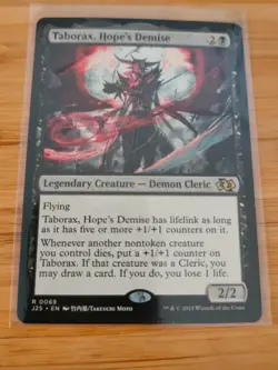 MTG Taborax, Hope's Demise 0069 J25 / Foundations M/NM Free UK P&P - Image 1