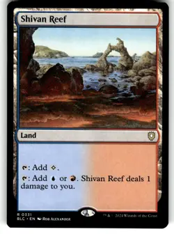 Shivan Reef Commander 2021 Regular MTG - Image 1