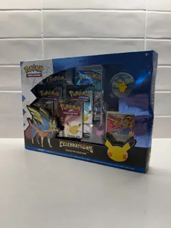 Pokemon TCG Celebrations 25th Zacian Deluxe Pin Collection Box New Sealed - Image 1