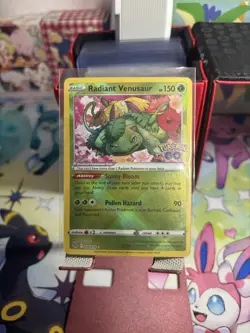 Radiant Venusaur 004/078 -- Pokemon TCG Pokemon Go --NM- Mint Shiny Holo Rare🌱 - Image 1