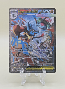 Pokemon TCG Mega Lucario EX 179/132 SIR Mega Evolutions - Image 1