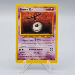 Unown [T] 88/105 Vintage Pokemon Neo Destiny Set 2002 - Image 1