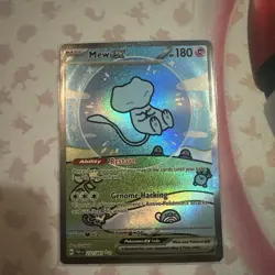 Mew EX 232/091 Special Illustration Rare Paldean Fates Pokemon “Bubble Mew” - Image 1