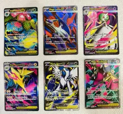 Pokemon Mega Evolutions Lot of 6 Full Art Ultra Rare’s Venusaur, Latias, Garde - Image 1
