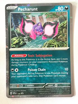 Pecharunt SVP 149 Holo Black Star Promo Shrouded Fable Pokemon TCG Near Mint NM - Image 1