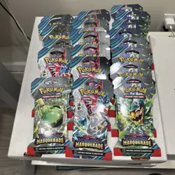 20x Pokemon Factory Sealed Twilight Masquerade Sleevd Booster Packs - Image 1