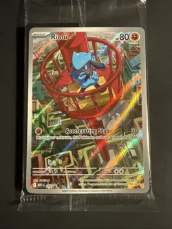 Pokemon TCG Riolu 010 ETB Promo Mega Evolutions Sealed - Image 1