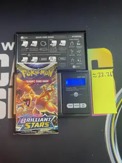 22.26g VERY HEAVY Brilliant Stars Pokemon Sealed Booster Pack New - Image 1