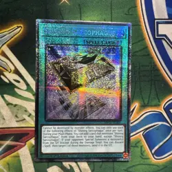 Yugioh! Shining Sarcophagus MP25-EN005 Starlight Rare 1st Edition NM - Image 1