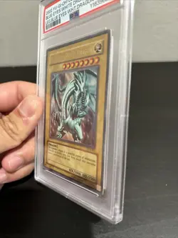 Yu-Gi-Oh! TCG Blue-Eyes White Dragon LOB Blue Eyes White Dragon LOB-001 PSA 9 - Image 5