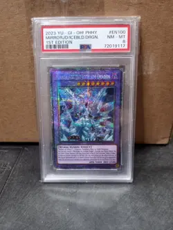 Mirrorjade the Iceblade Dragon - YU-GI-OH! 1st edition - Starlight Rare PSA 8 - Image 2