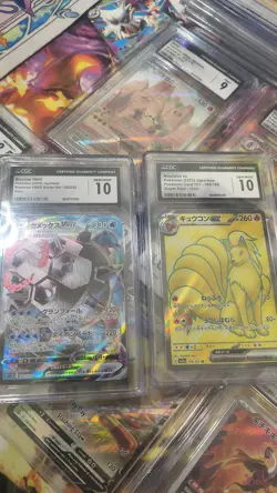 Blastoise & Ninetales CGC 10 Graded Slabs +7 Graded Cards No Additional Cost - Image 1