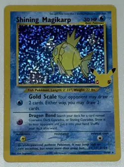 Pokemon TCG Shining Magikarp Card 66/64 Celebrations 25th Anniversary Edition - Image 1