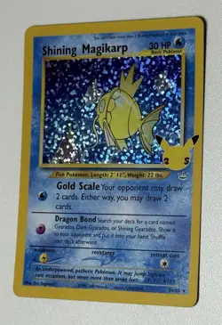 Pokemon TCG Shining Magikarp Card 66/64 Celebrations 25th Anniversary Edition - Image 3