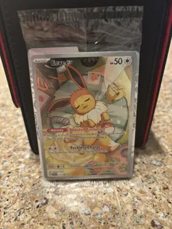 Pokemon Cards Eevee SVP 173 Prismatic Evolutions Black Star Promo TCG ETB SEALED - Image 1
