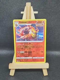 Emboar Single Strike 25/163 Battle Styles Holo Rare Pokemon Card TCG 025/163 - Image 1