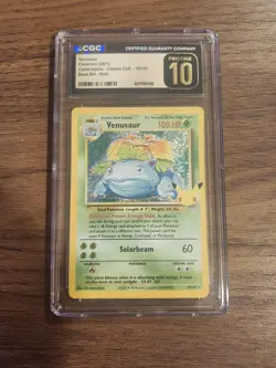 Pokemon Venasaur Holo Rare Card 15/102 Celebrations CGC Pristine 10 - Image 1