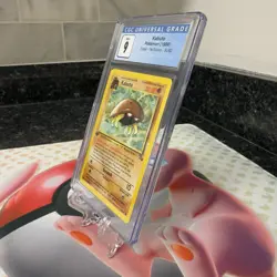 Kabuto 1st Edition Fossil Pokemon Card CGC 9 MINT #50/62 Vintage 1999 - Image 3