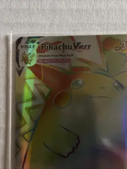 Pokemon TCG Pikachu VMAX Rainbow Secret Rare Card Vivid Voltage 188/185 NM - Image 2