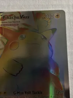 Pokemon TCG Pikachu VMAX Rainbow Secret Rare Card Vivid Voltage 188/185 NM - Image 3